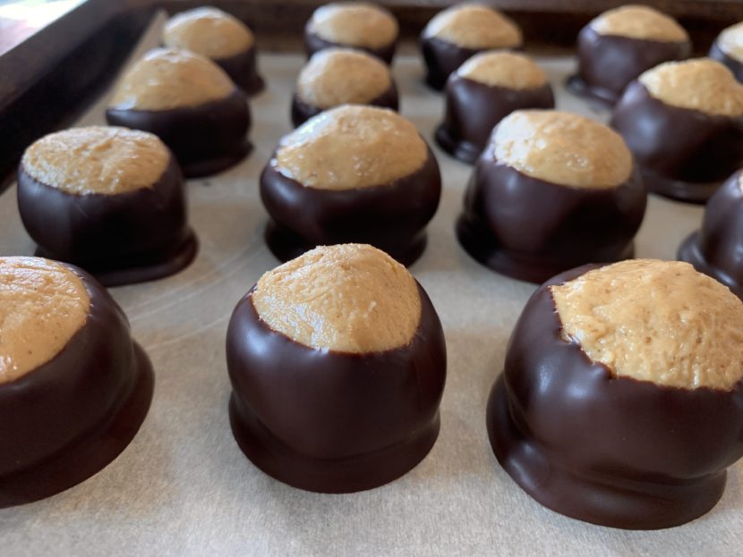 Chocolate Peanut Butter Buckeyes