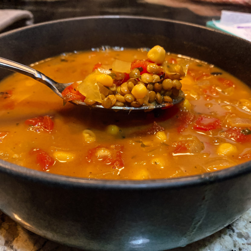 Fire-Roasted Lentil Soup